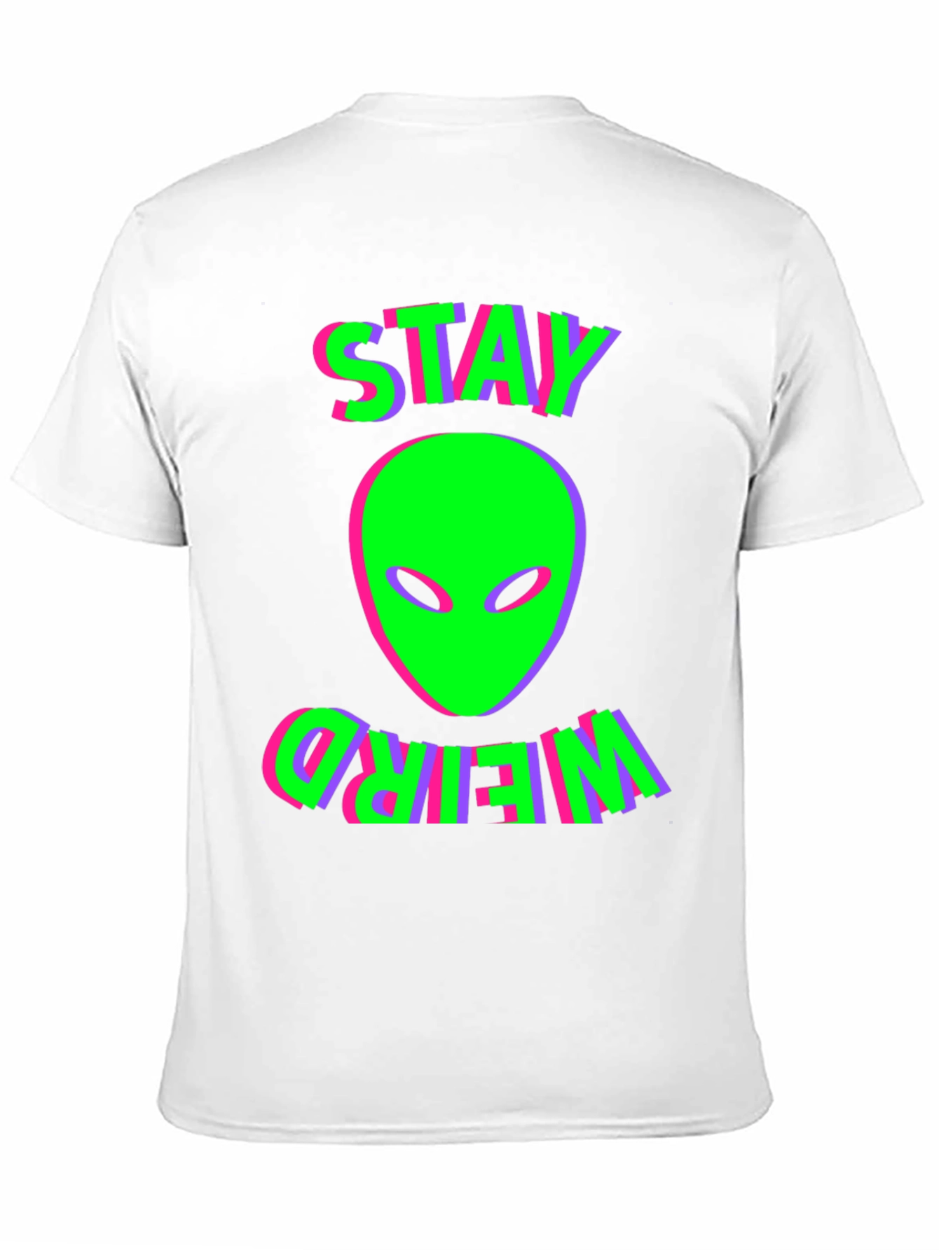Stay Weird Alien Graphic T-Shirt