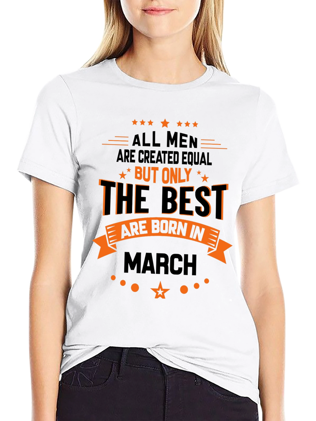 Best Men are Born in March Graphic T-Shirt