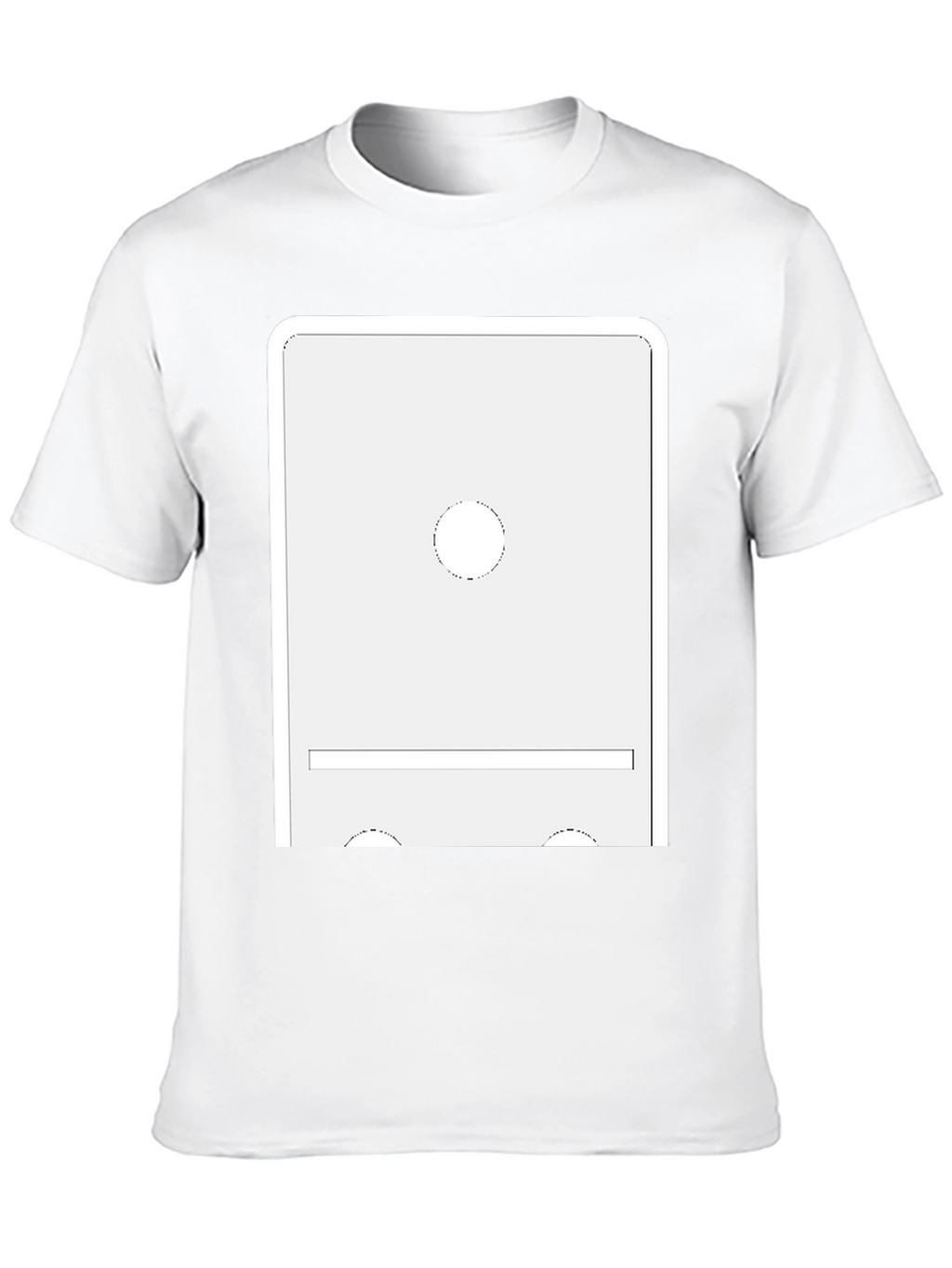 Modern Domino Graphic Tee - Unique Design