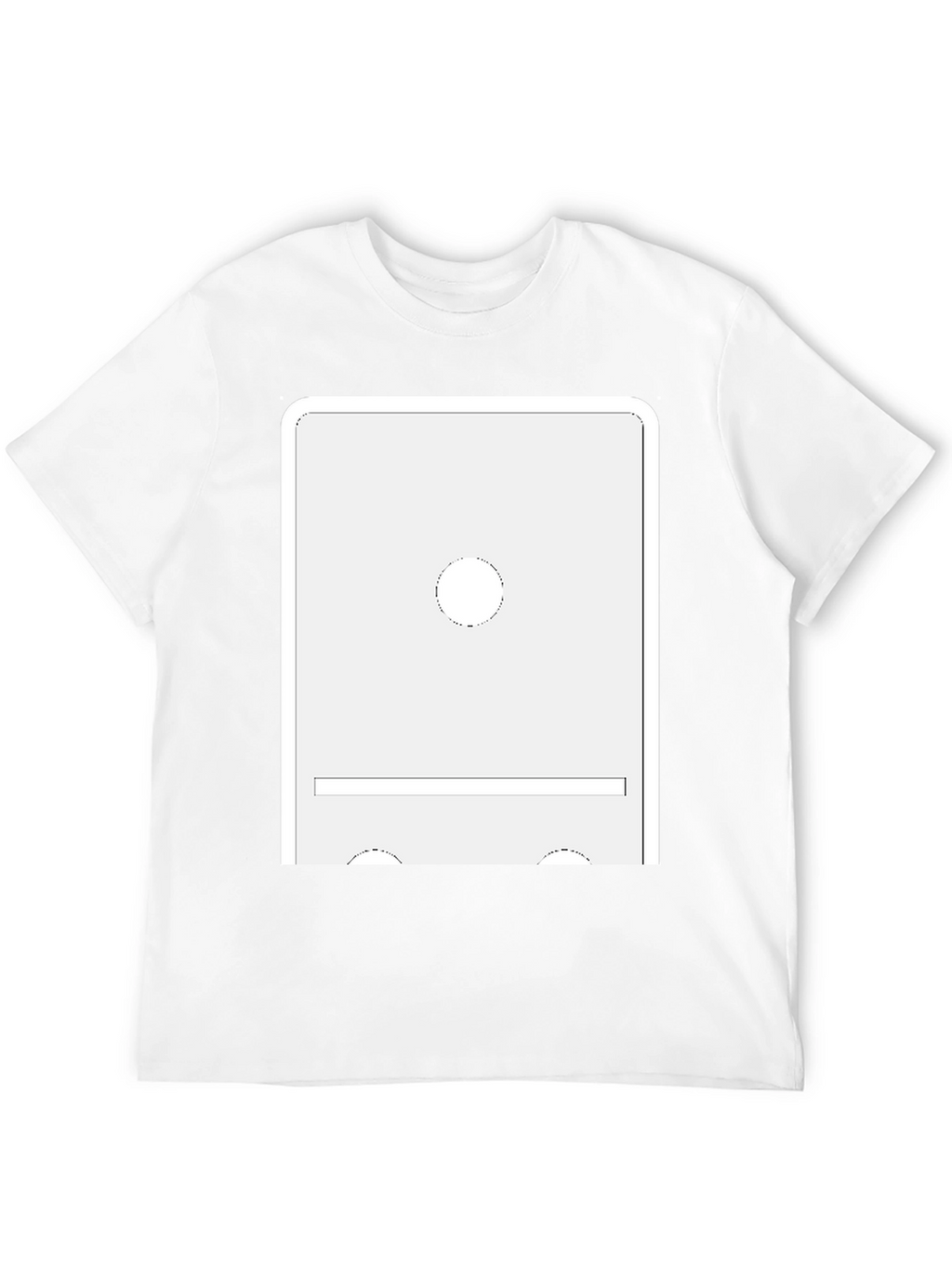 Modern Domino Graphic Tee - Unique Design
