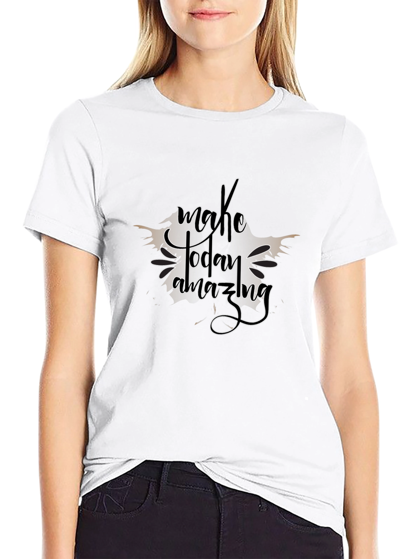 Make Today Amazing Black Graphic Tee