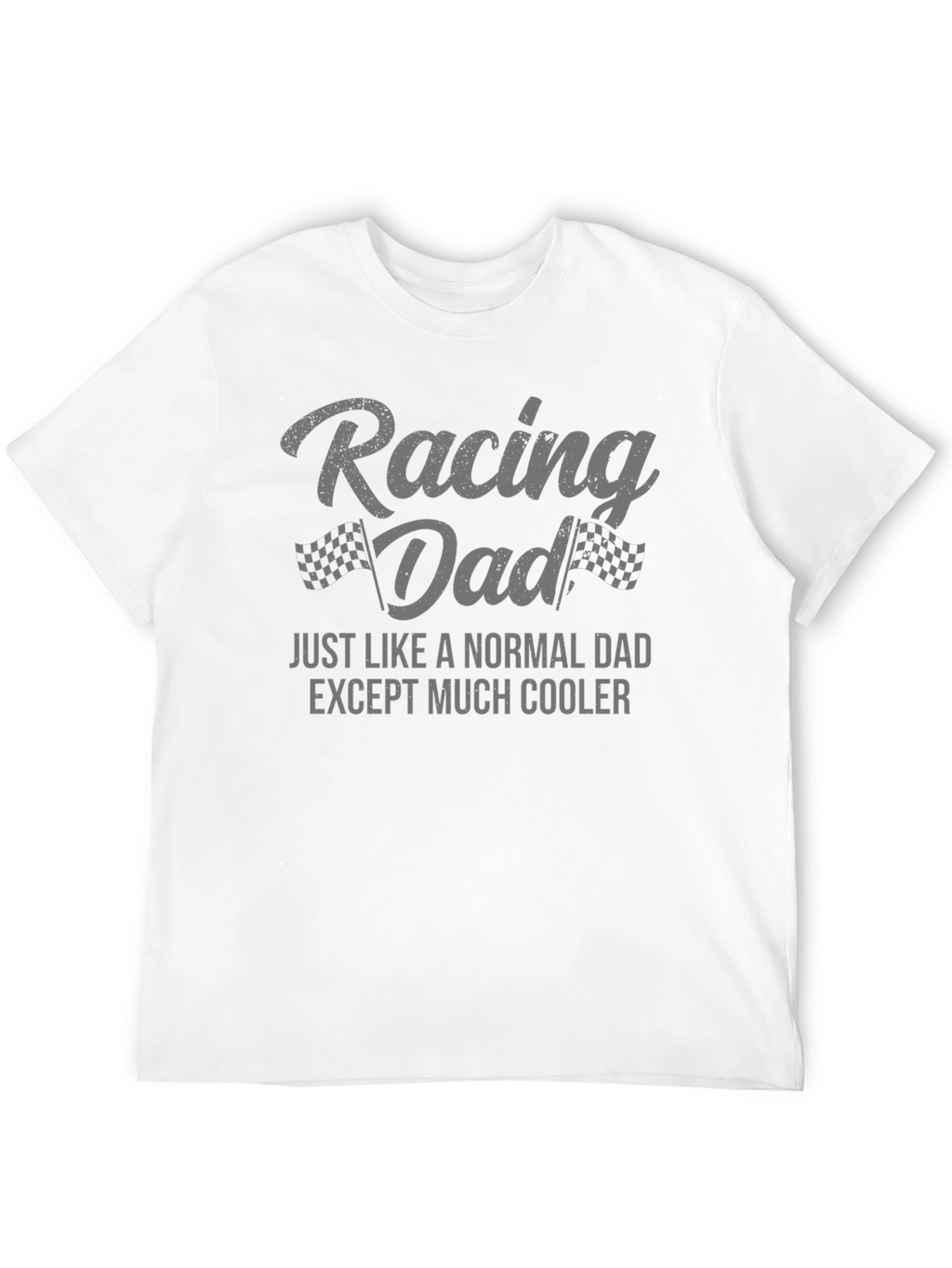 Racing Dad Black T-Shirt - Cool Dad Gift