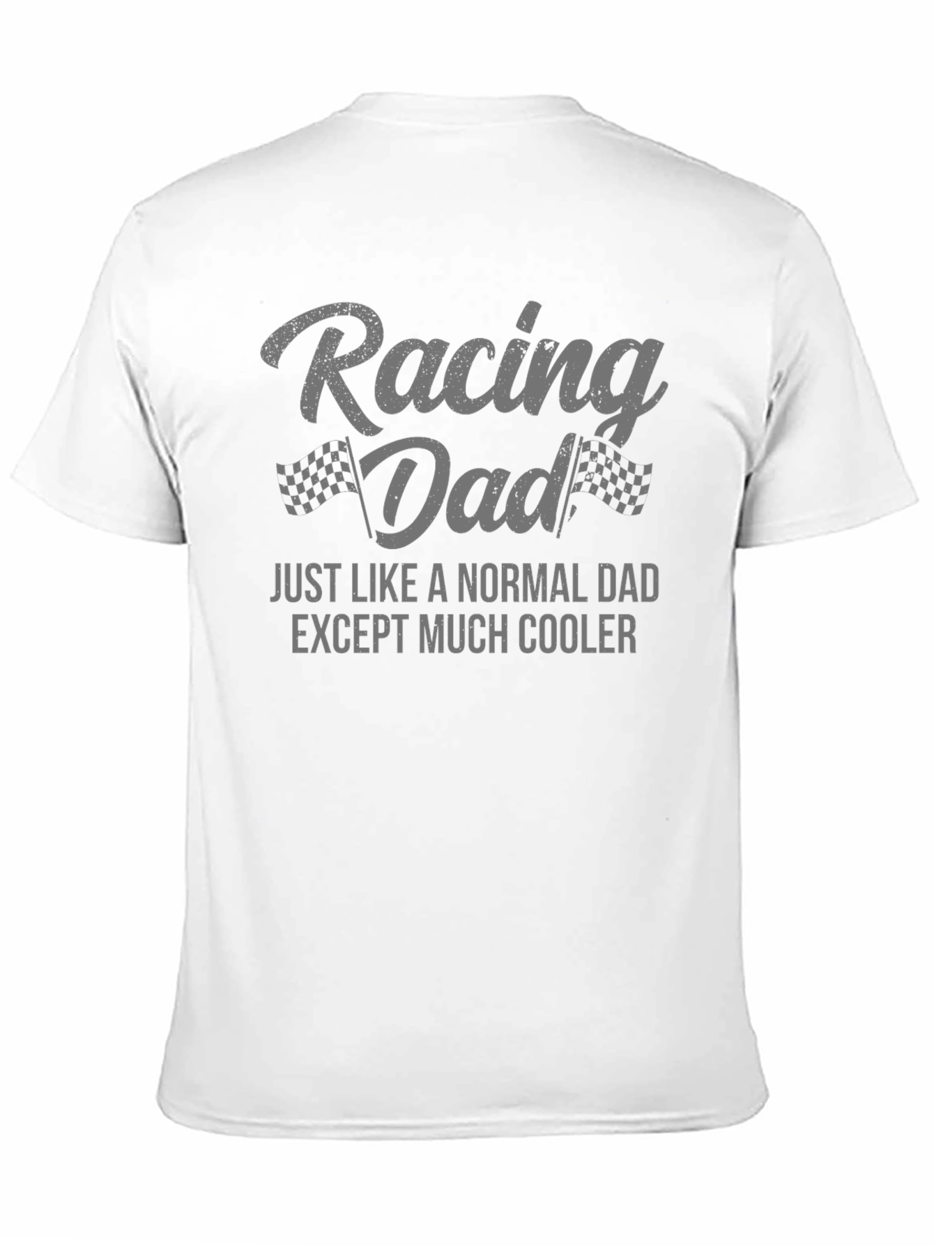 Racing Dad Black T-Shirt - Cool Dad Gift