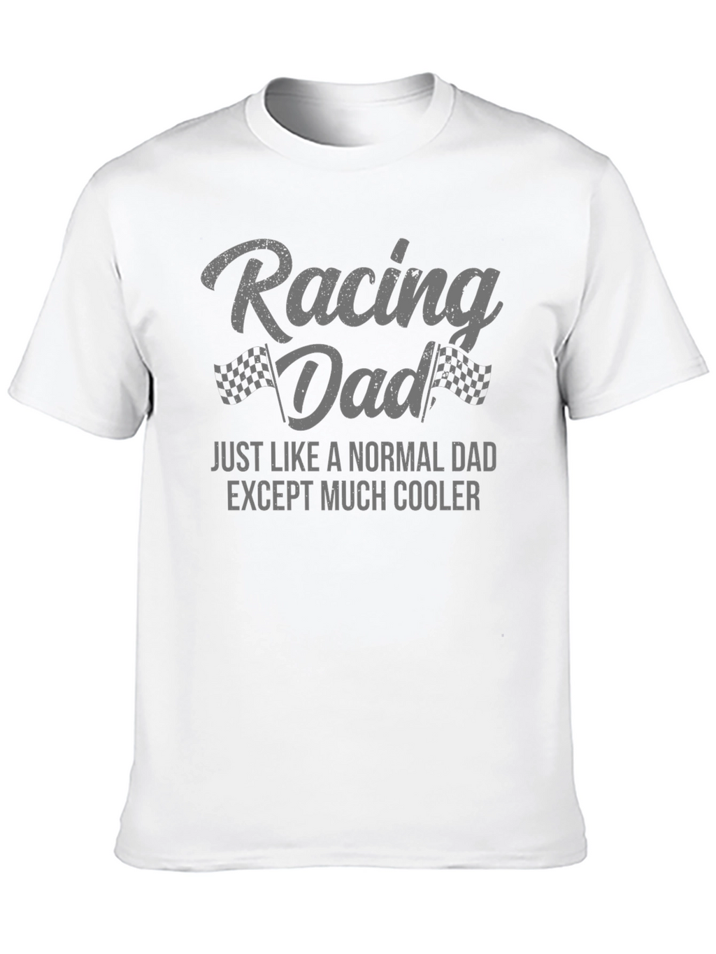 Racing Dad Black T-Shirt - Cool Dad Gift