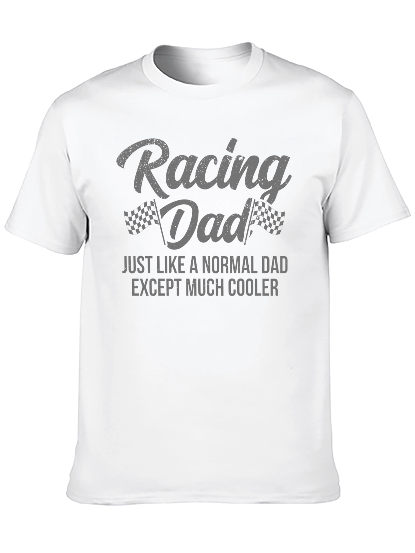 Racing Dad Black T-Shirt - Cool Dad Gift