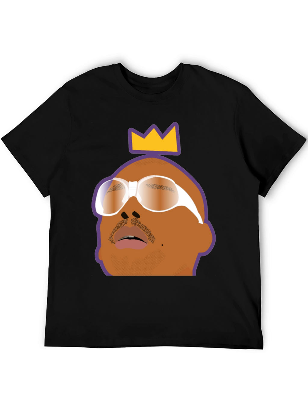 King Graphic Tee - Stylish Black T-Shirt