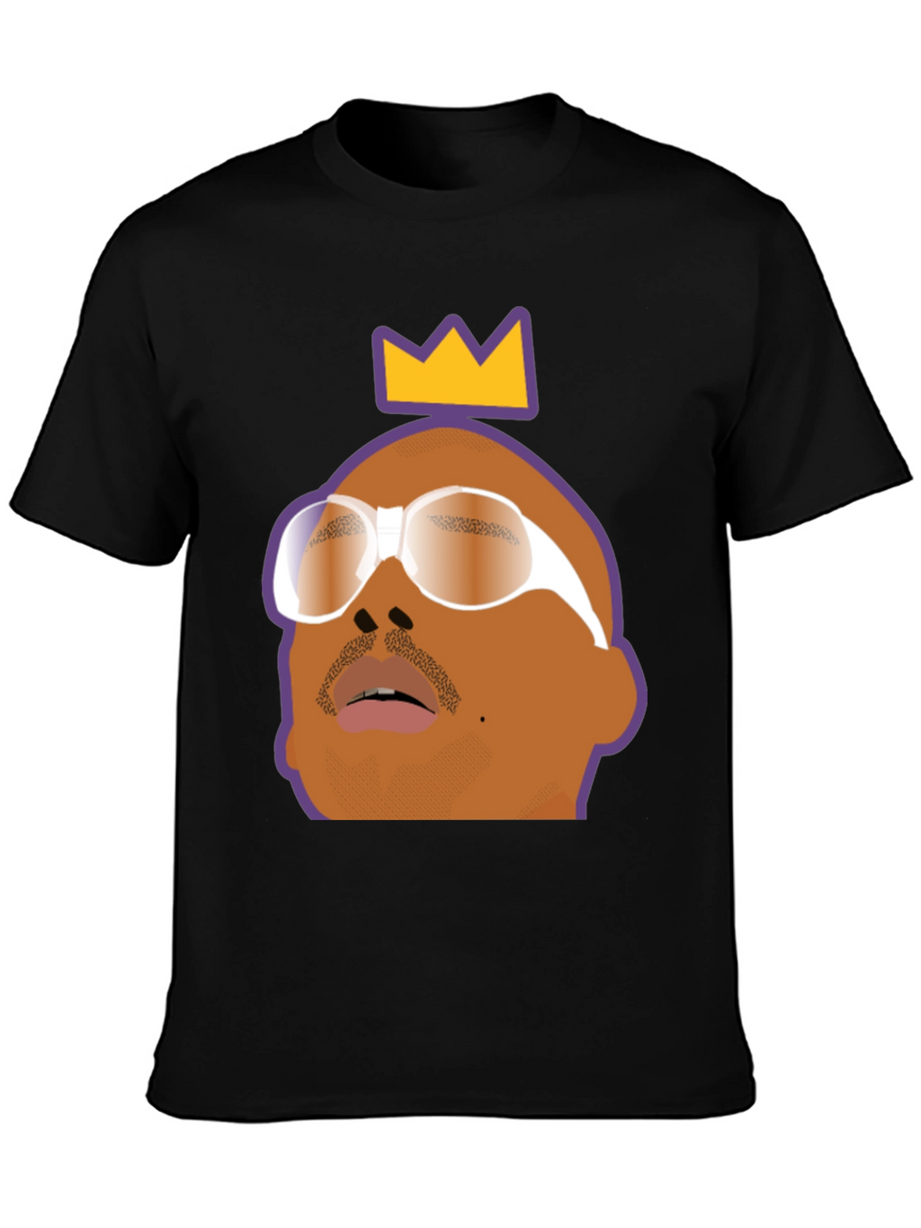 King Graphic Tee - Stylish Black T-Shirt