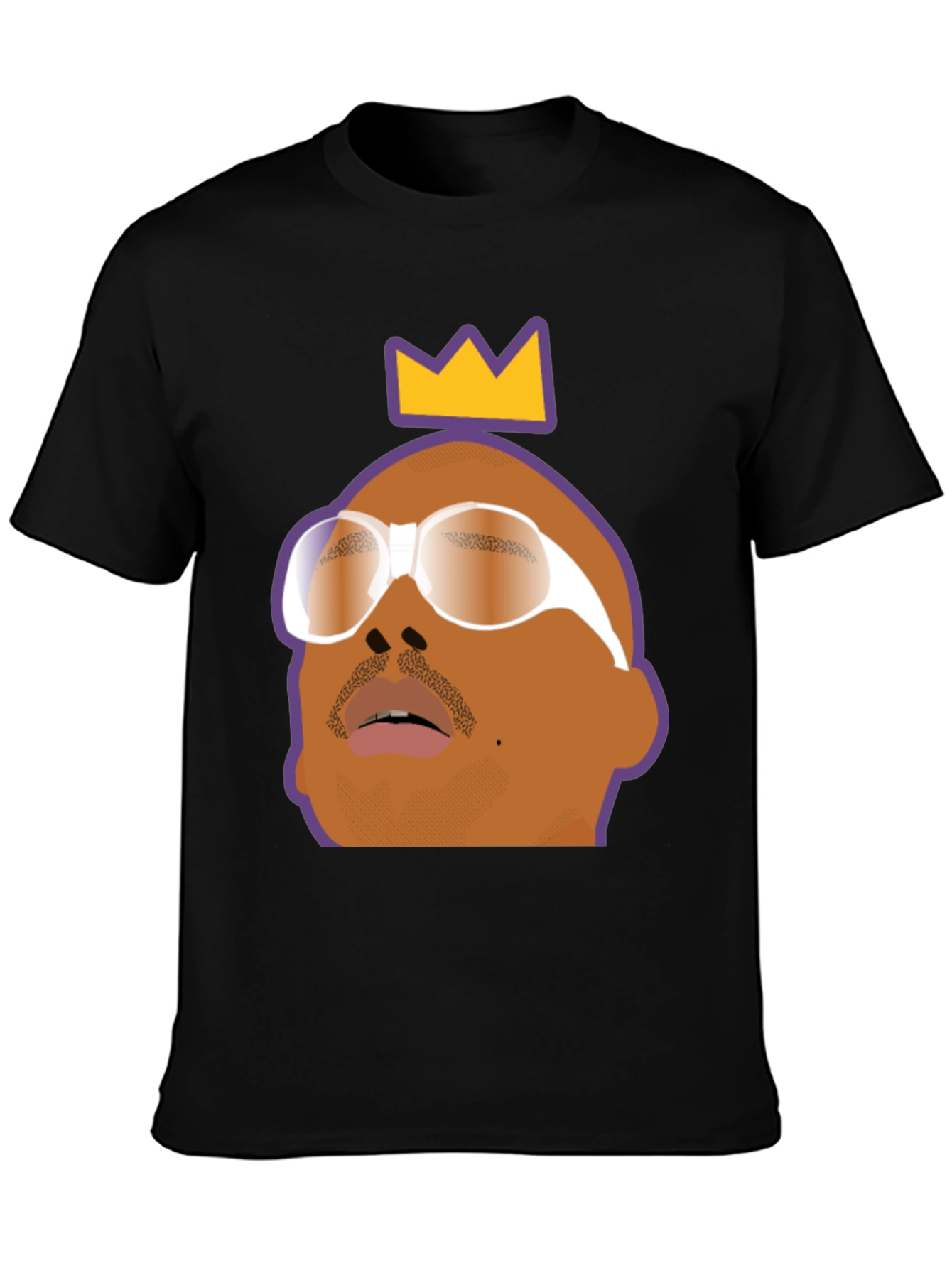 King Graphic Tee - Stylish Black T-Shirt