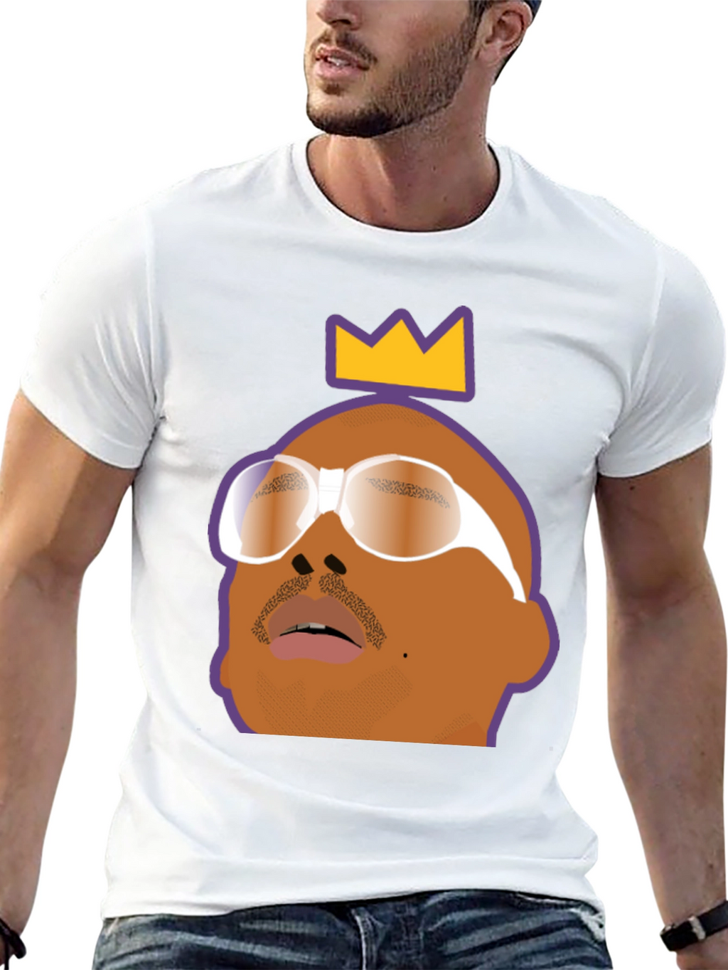 King Graphic Tee - Stylish Black T-Shirt
