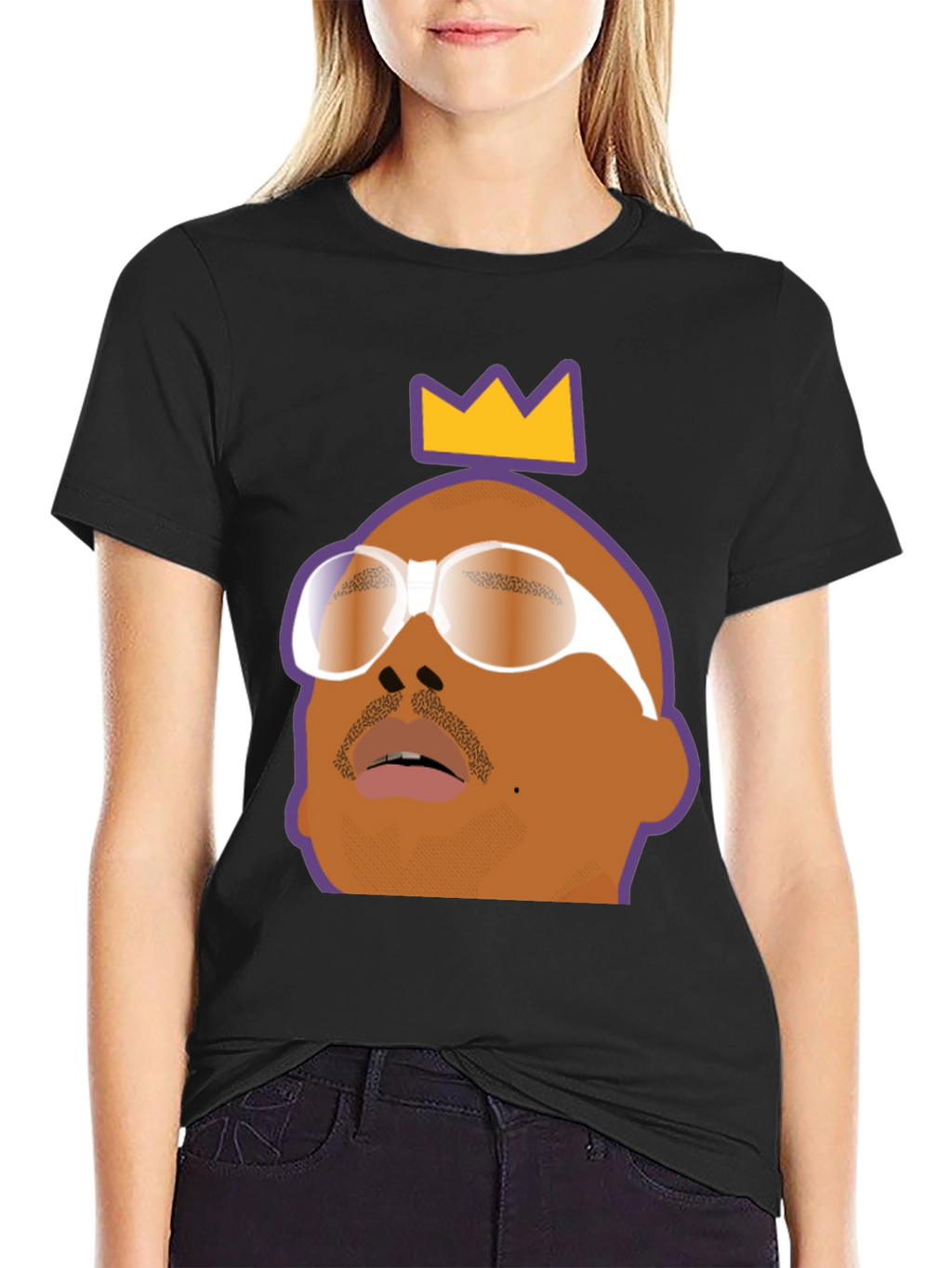 King Graphic Tee - Stylish Black T-Shirt