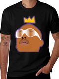 King Graphic Tee - Stylish Black T-Shirt