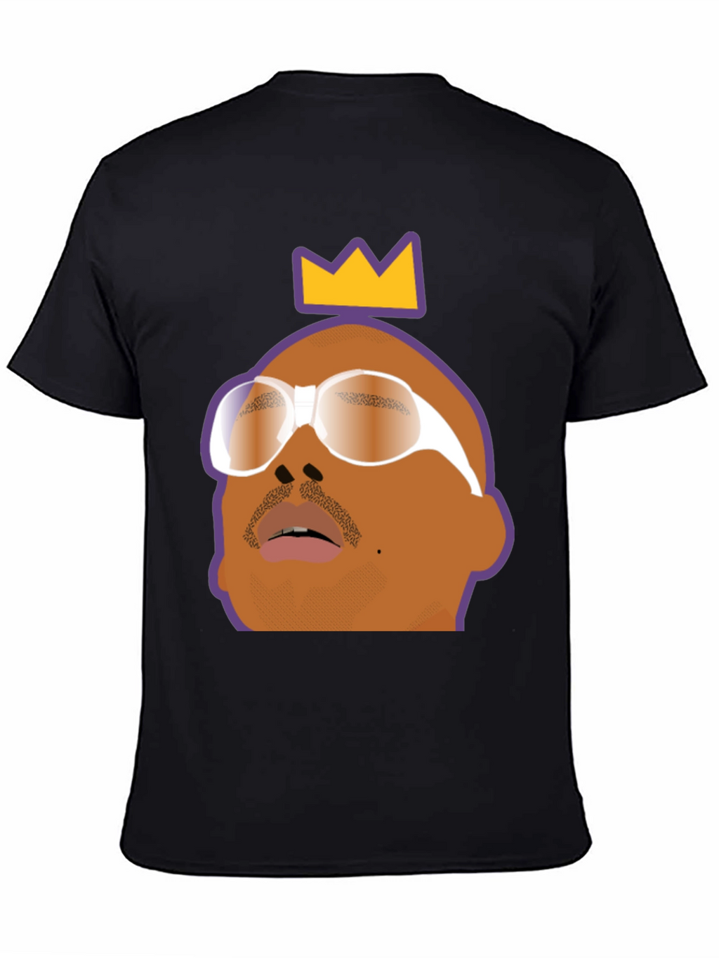 King Graphic Tee - Stylish Black T-Shirt