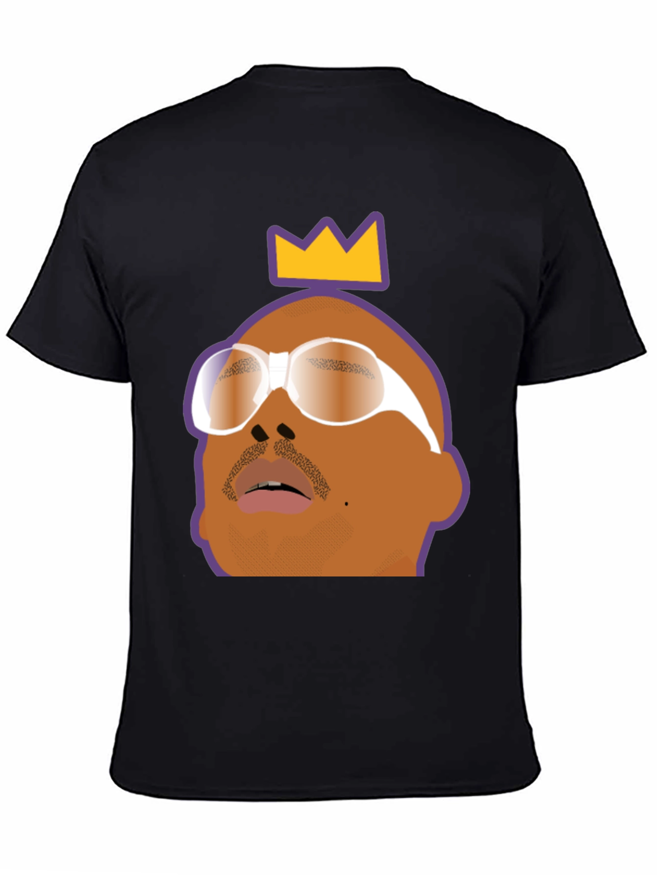 King Graphic Tee - Stylish Black T-Shirt