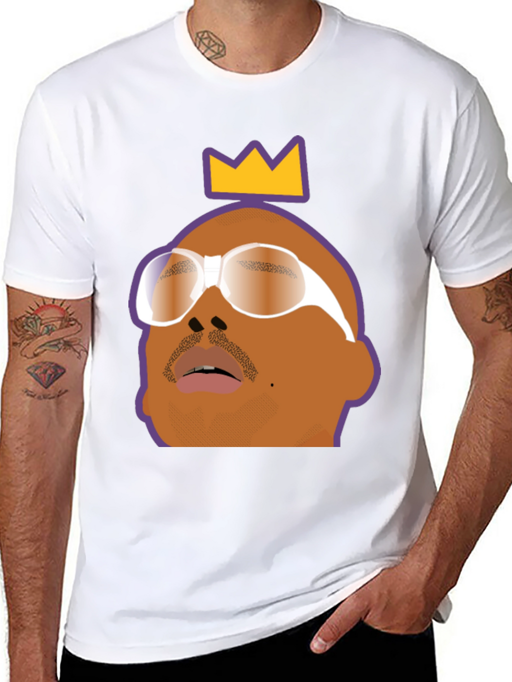 King Graphic Tee - Stylish Black T-Shirt