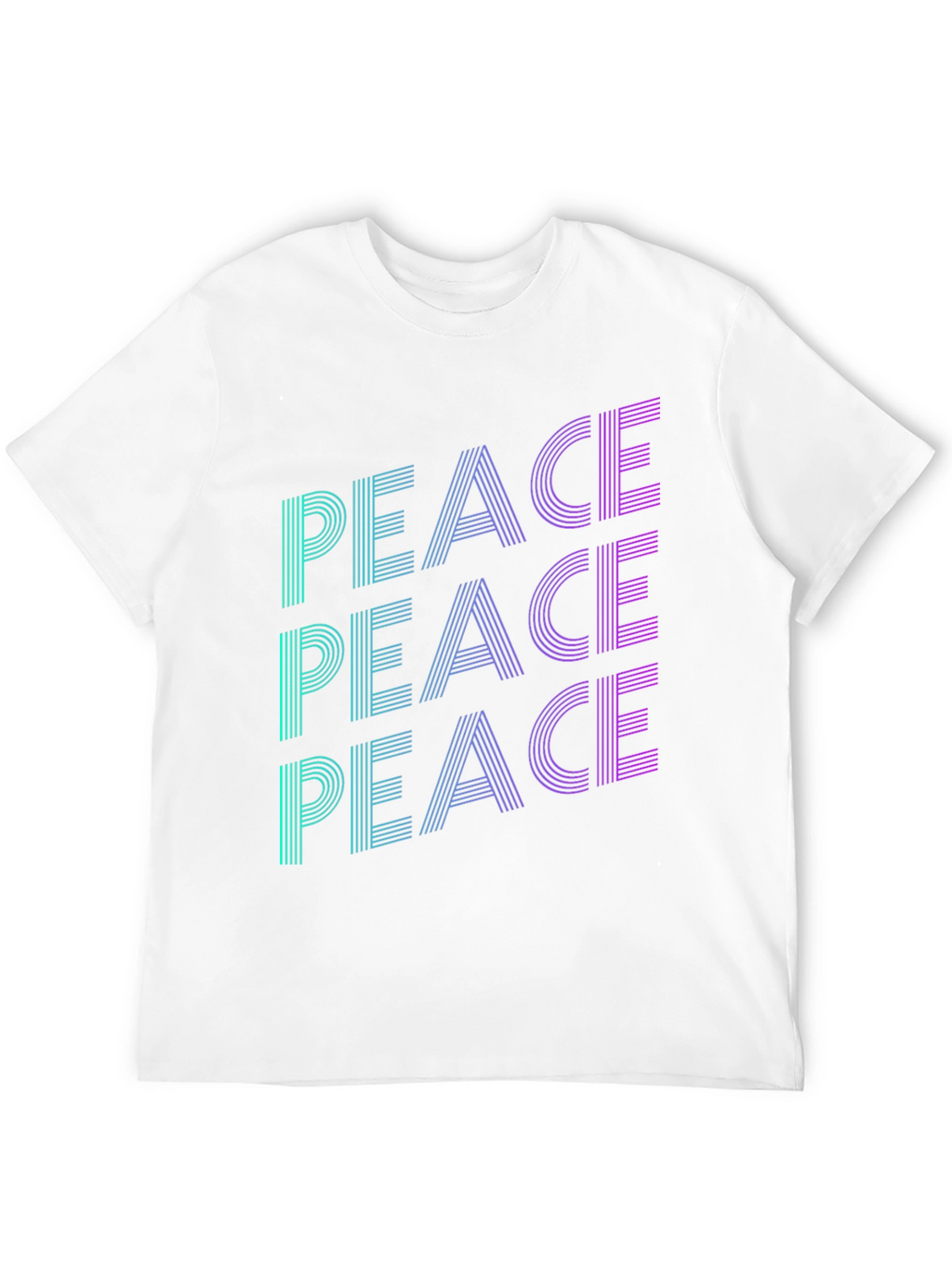 Peace Gradient Graphic T-Shirt