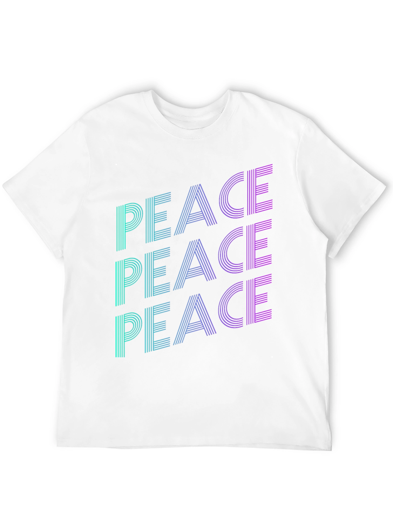 Peace Gradient Graphic T-Shirt