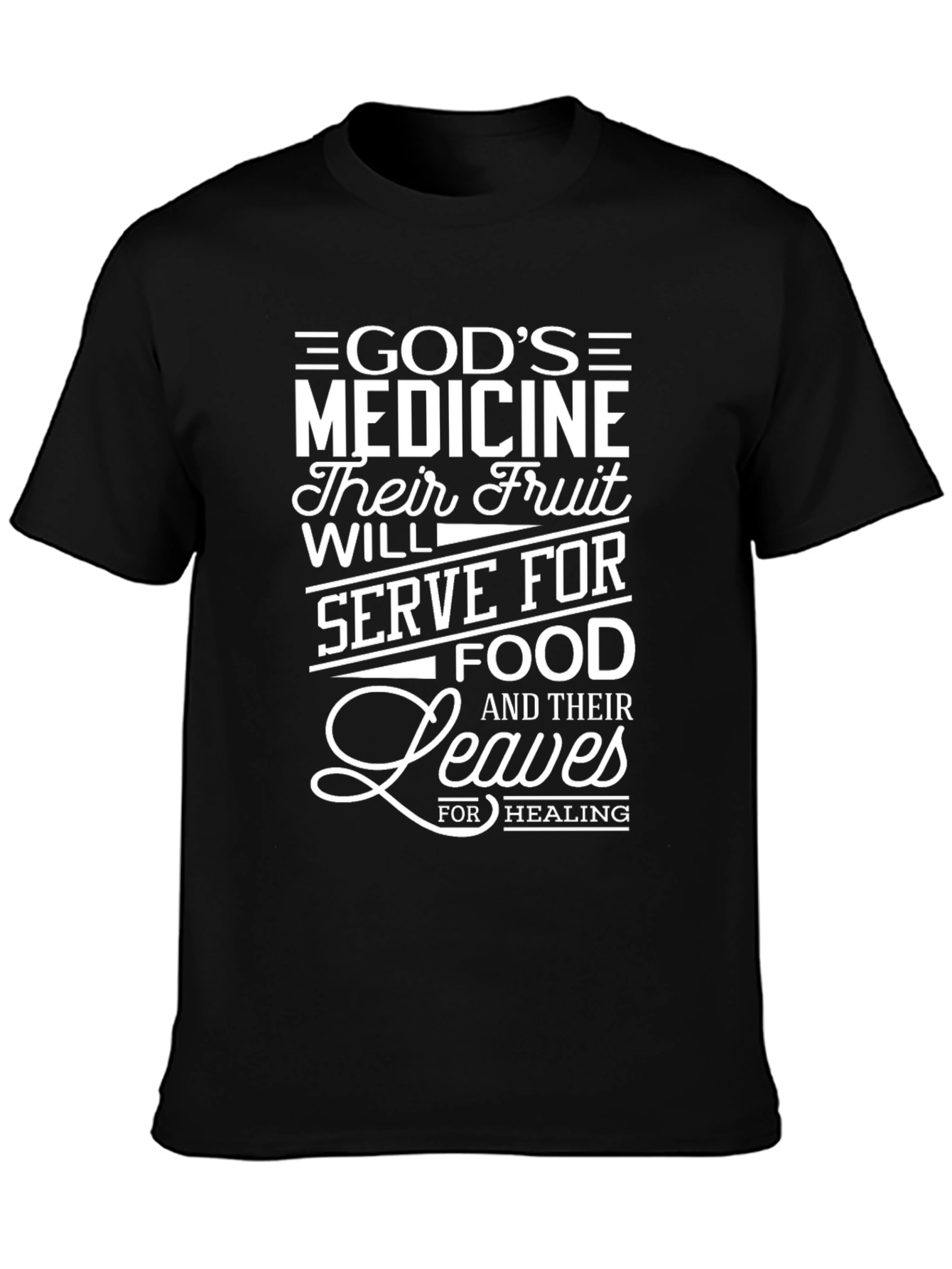 Gods Medicine Graphic T-Shirt