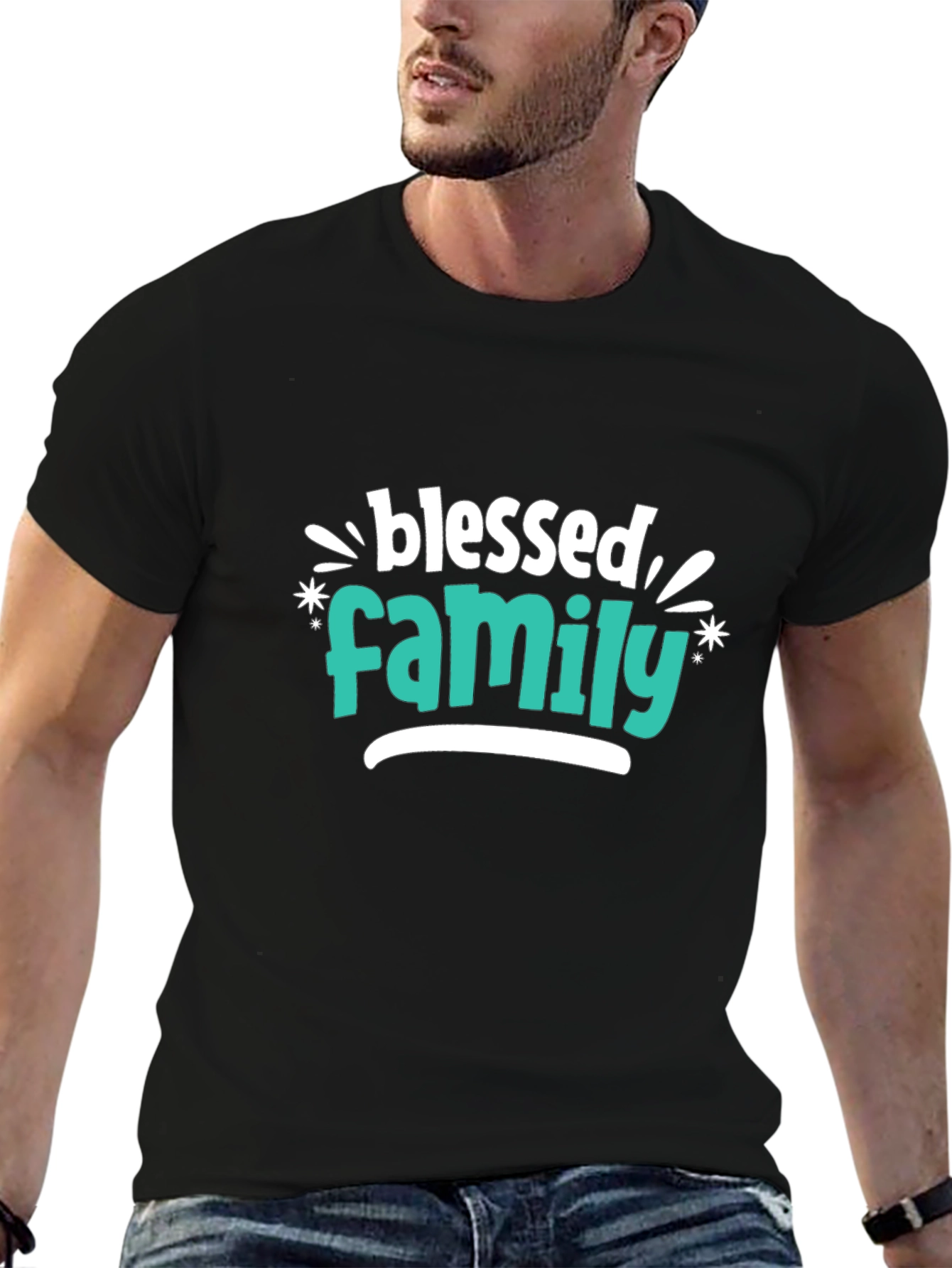 Blessed Family Graphic Tee - Stylish Comfort