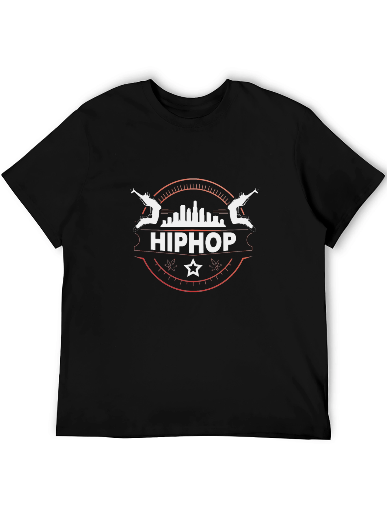 Hip Hop Graphic Print T-Shirt