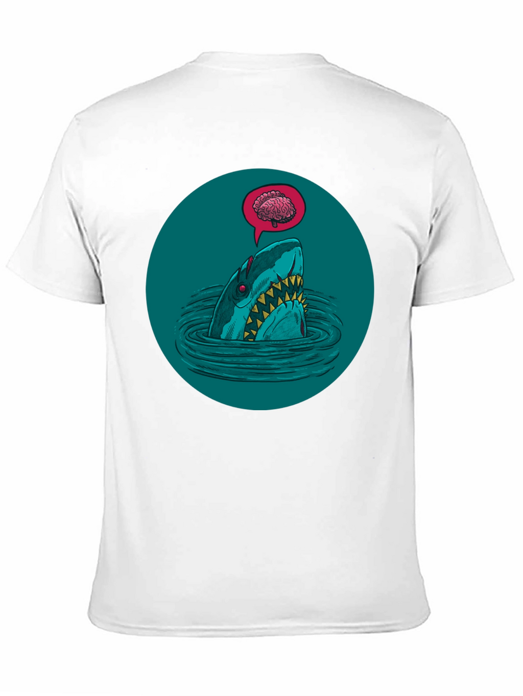 Shark Brain T-Shirt - Dark Humor Tee