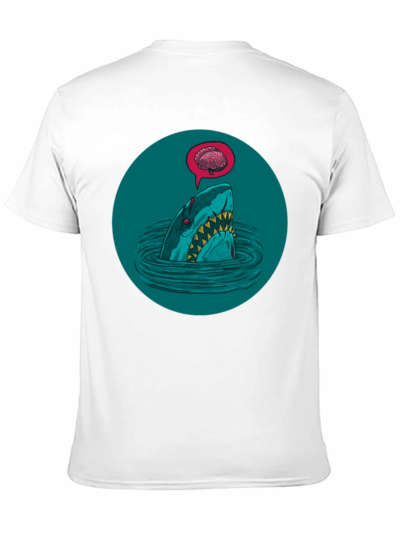 Shark Brain T-Shirt - Dark Humor Tee