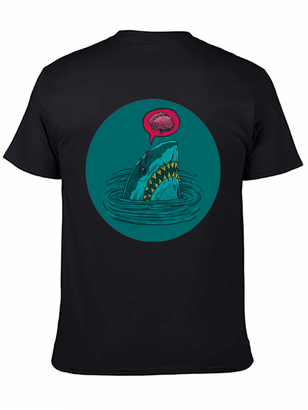 Shark Brain T-Shirt - Dark Humor Tee