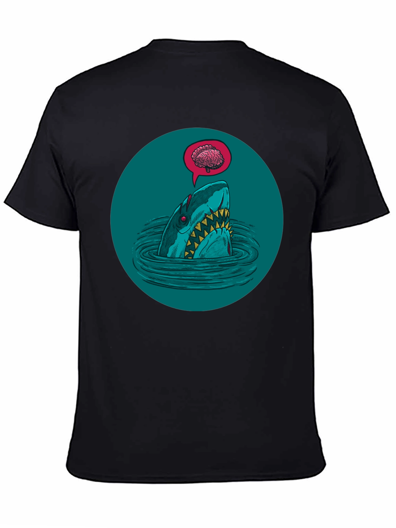 Shark Brain T-Shirt - Dark Humor Tee