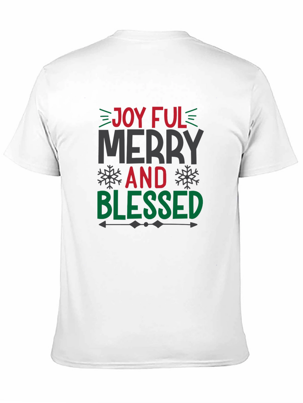 Joyful Merry and Blessed Christmas T-Shirt