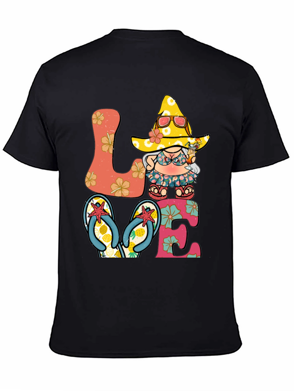 Summer Beach Gnome Love T-Shirt