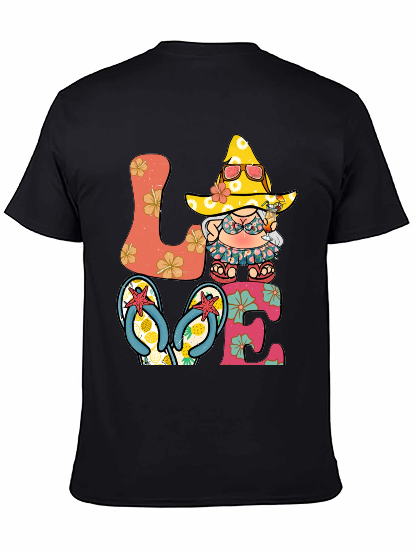 Summer Beach Gnome Love T-Shirt
