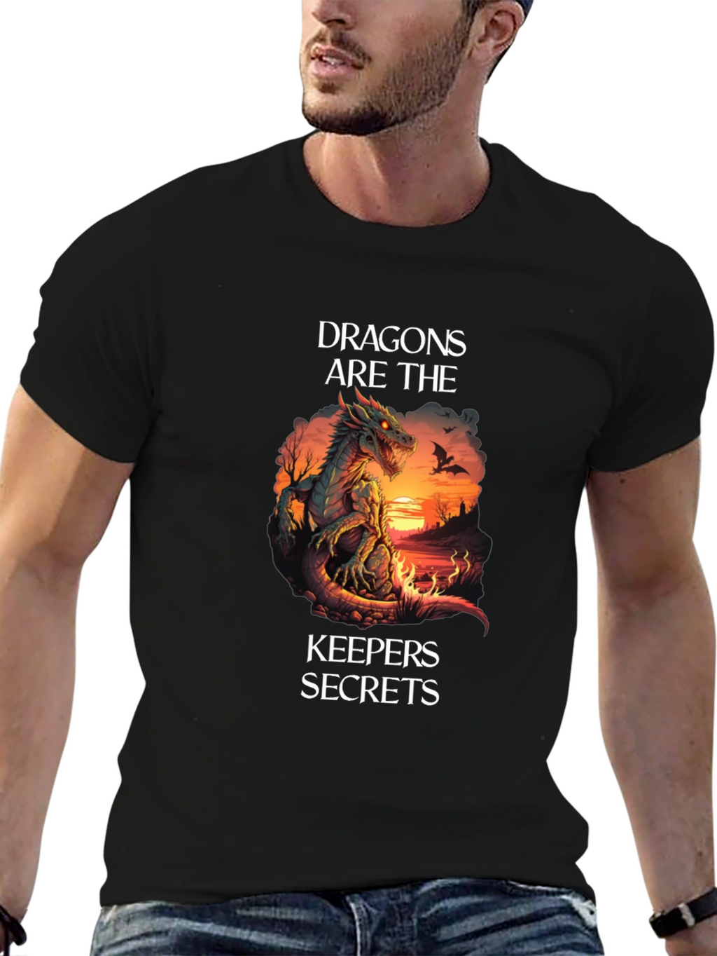Dragon Keepers Secrets Graphic T-Shirt