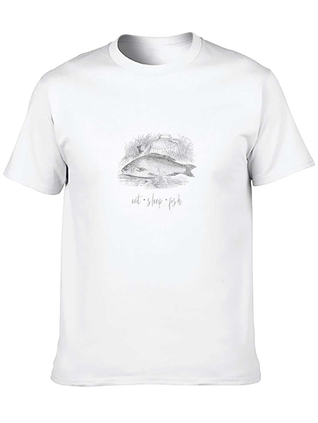 Eat Slow Fish Black Graphic Tee