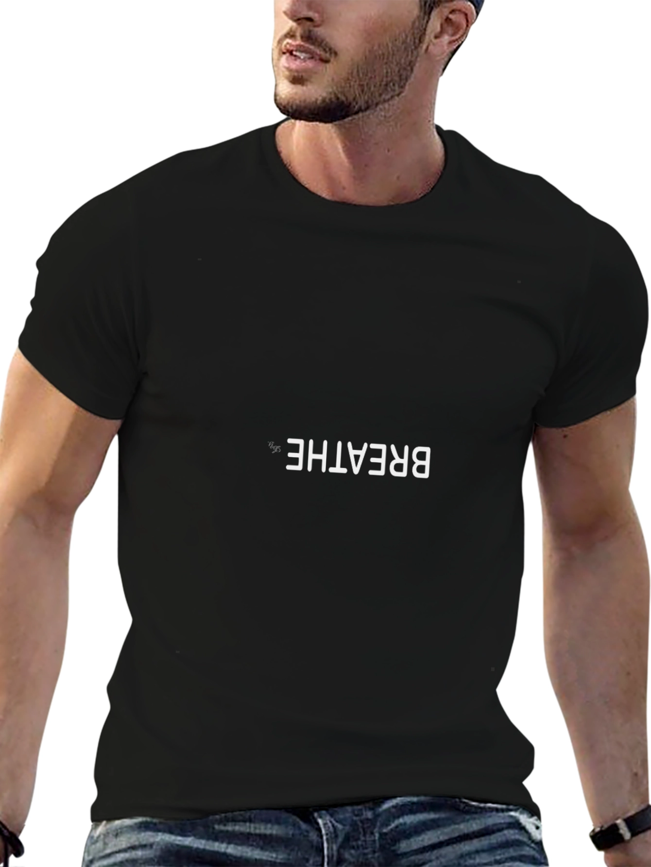 Breathe Graphic Tee - Relaxed Fit