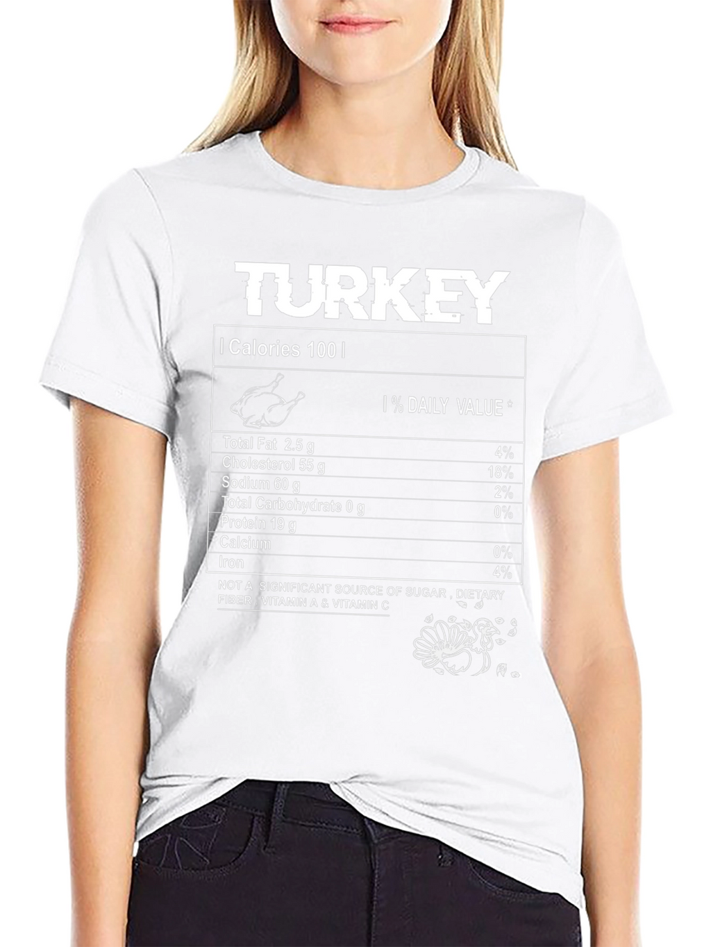 Turkey Nutrition Facts Novelty T-Shirt