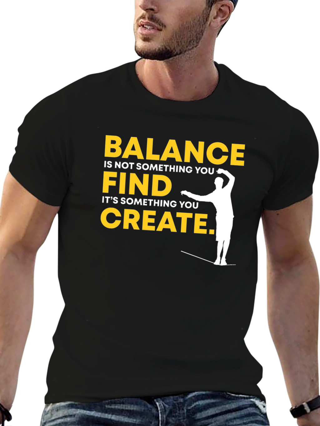 Balance Quote T-Shirt - Inspirational Graphic Tee
