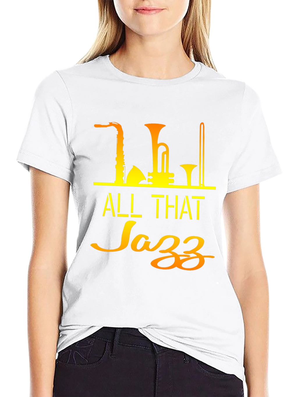 All That Jazz Black T-Shirt - Music Lover Tee