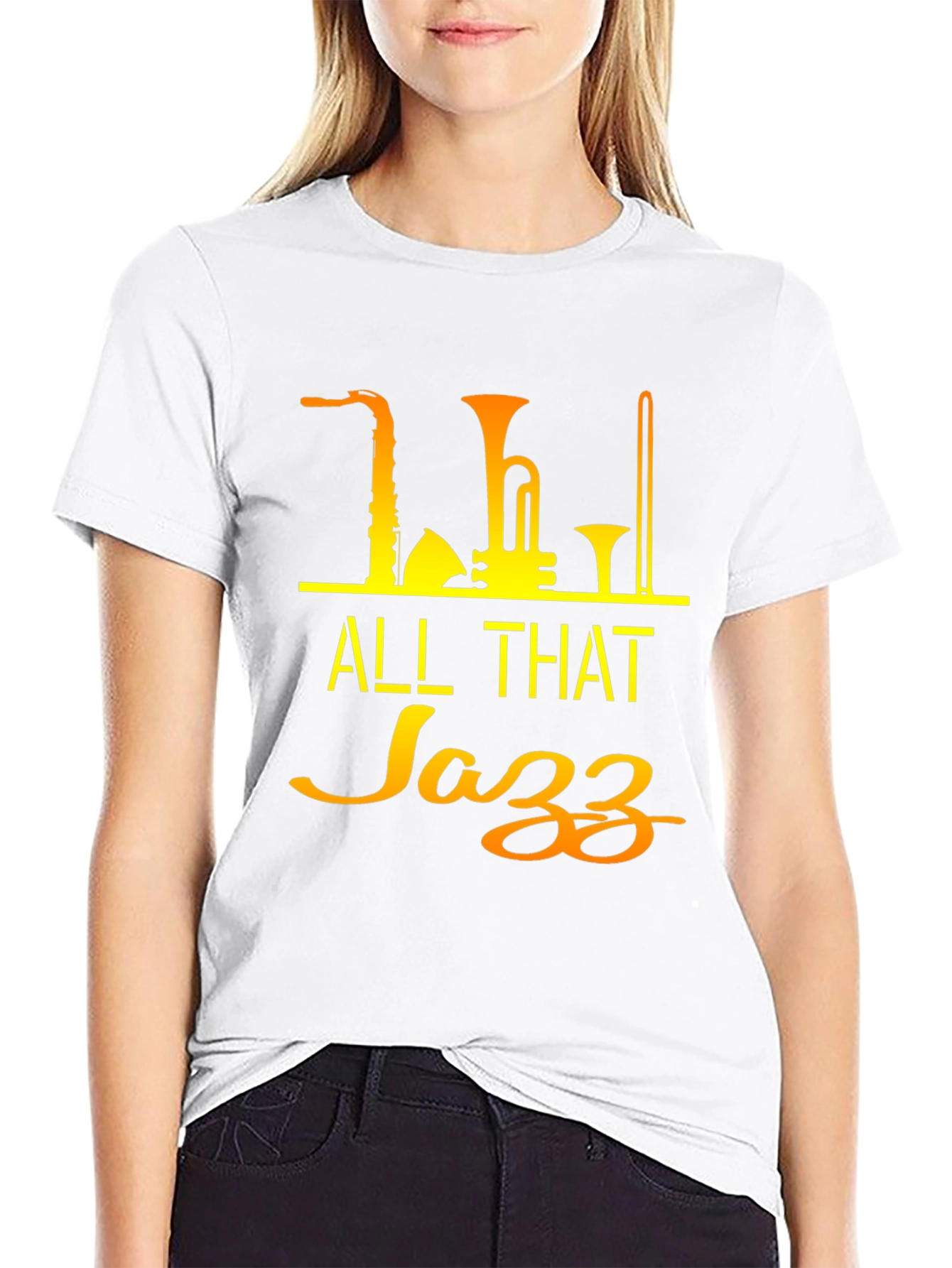All That Jazz Black T-Shirt - Music Lover Tee