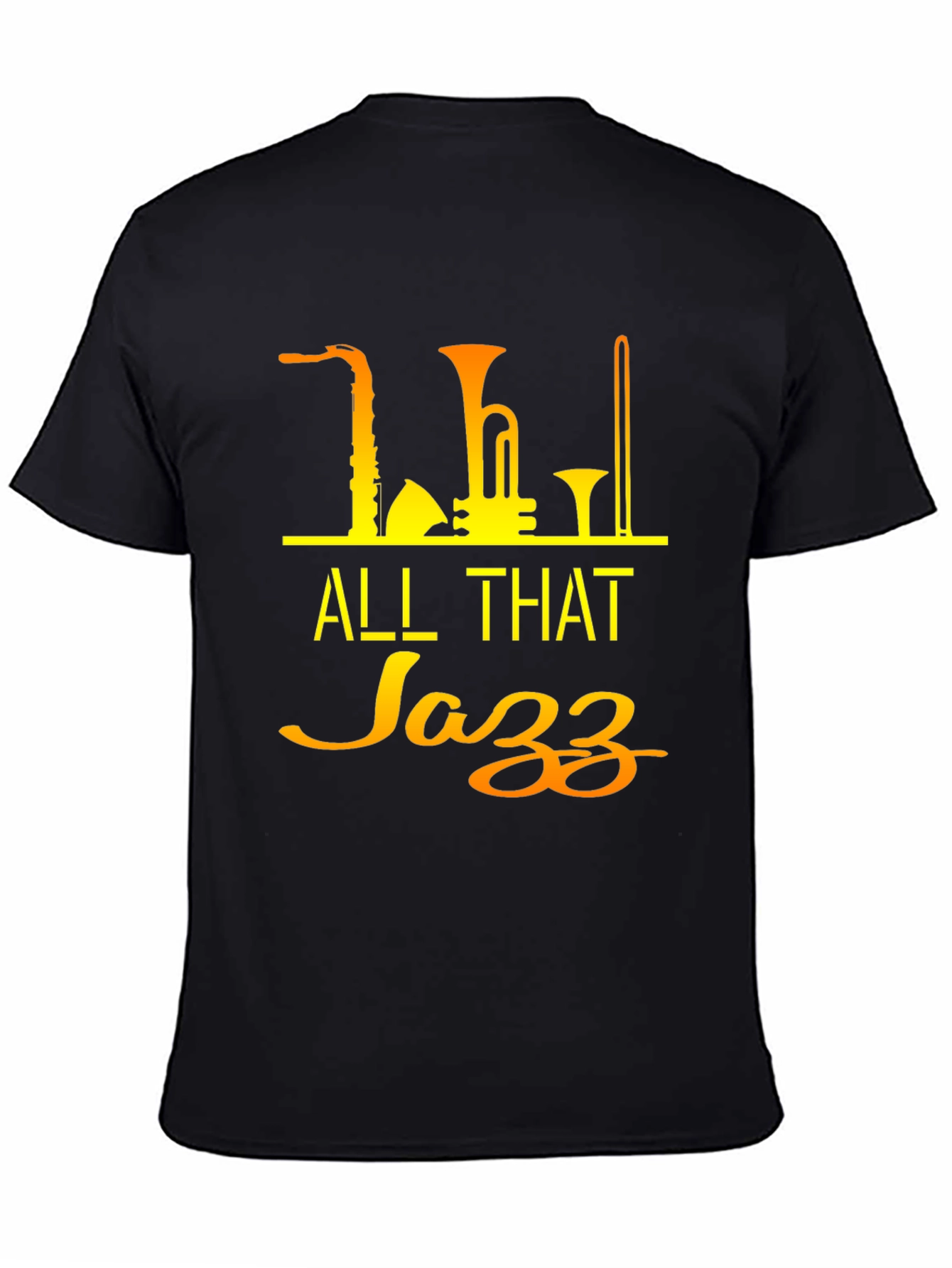 All That Jazz Black T-Shirt - Music Lover Tee
