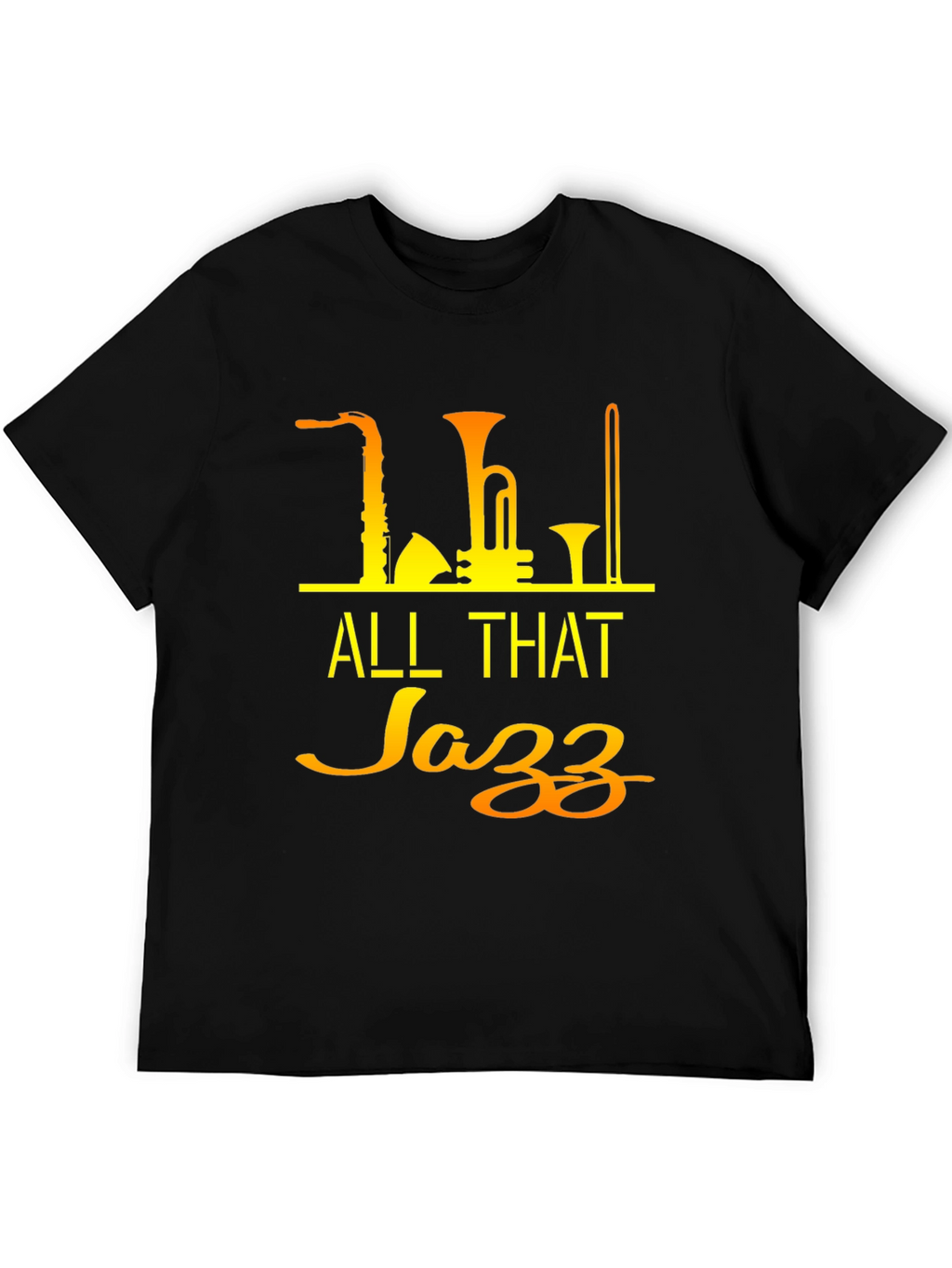 All That Jazz Black T-Shirt - Music Lover Tee