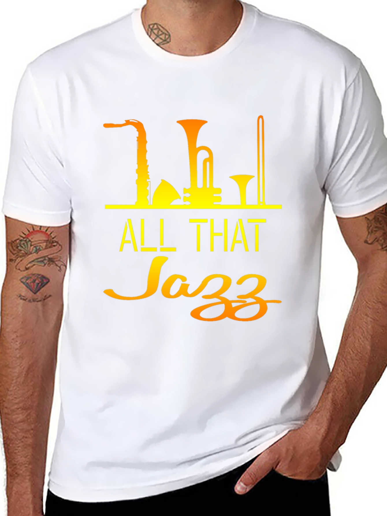 All That Jazz Black T-Shirt - Music Lover Tee