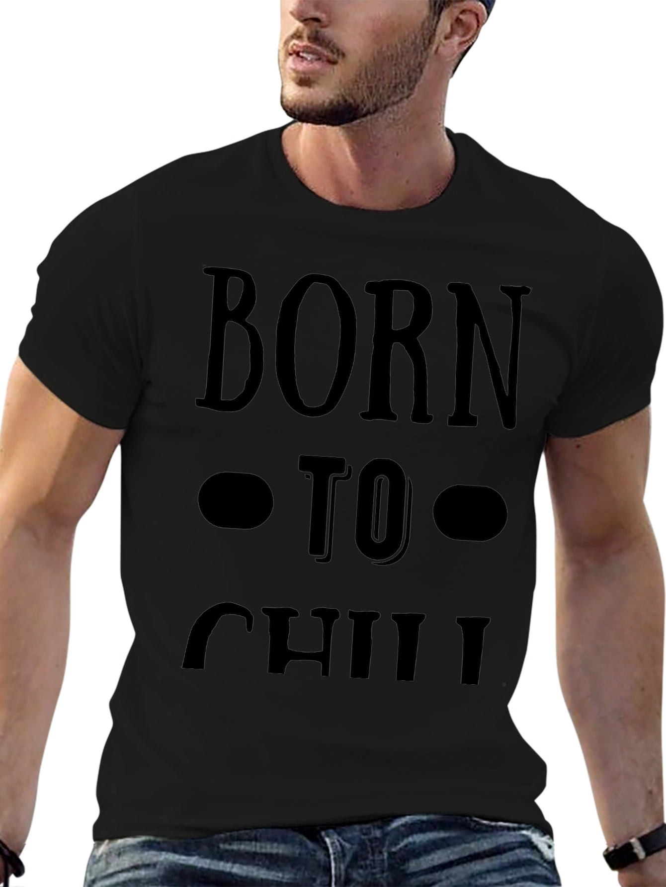 Born To Chill Graphic Tee - Relaxed Fit