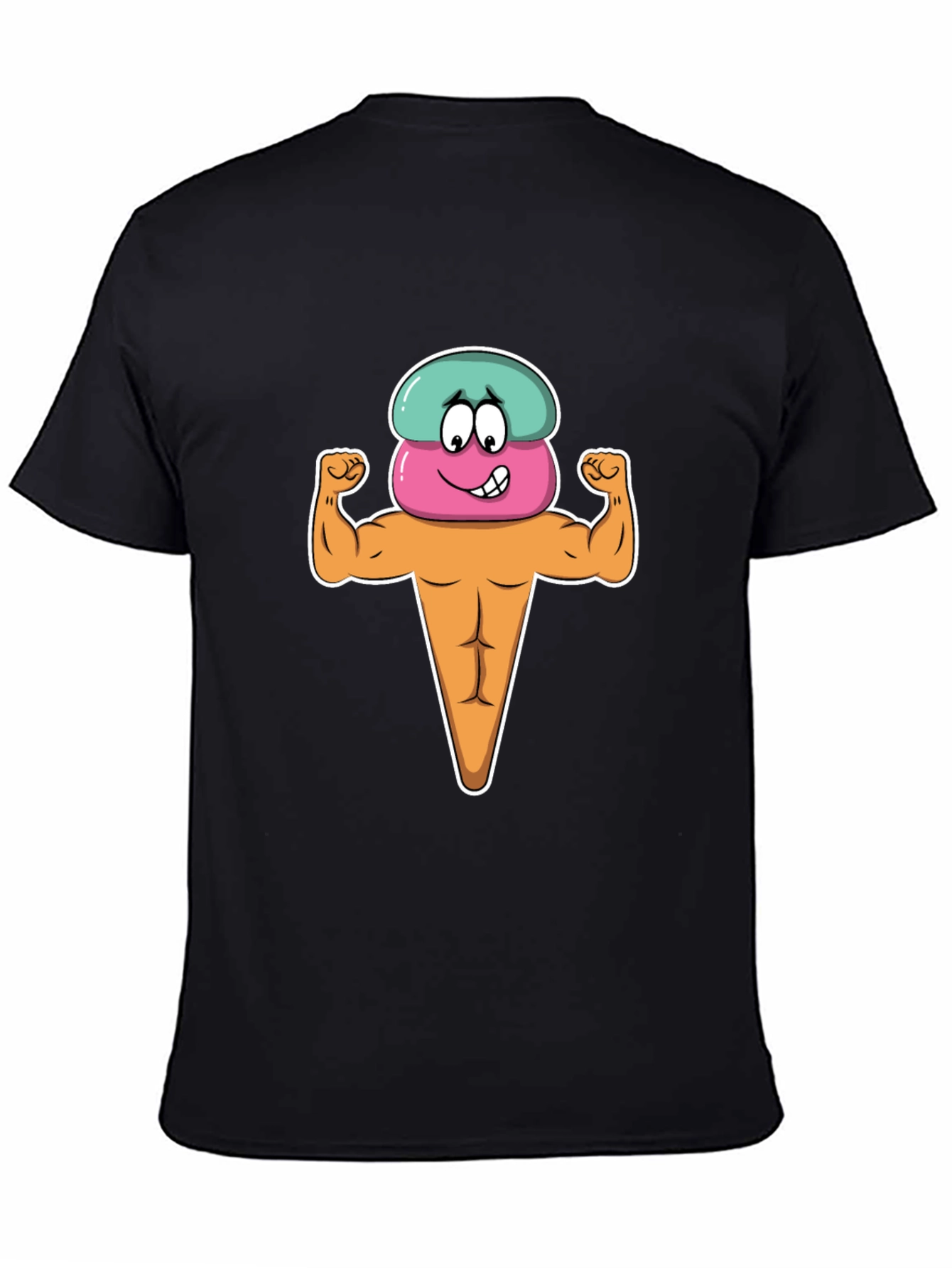 Funny Ice Cream Muscle T-Shirt