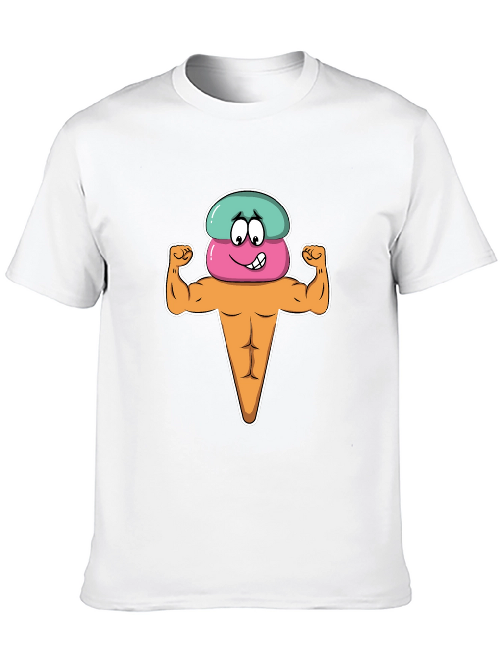 Funny Ice Cream Muscle T-Shirt