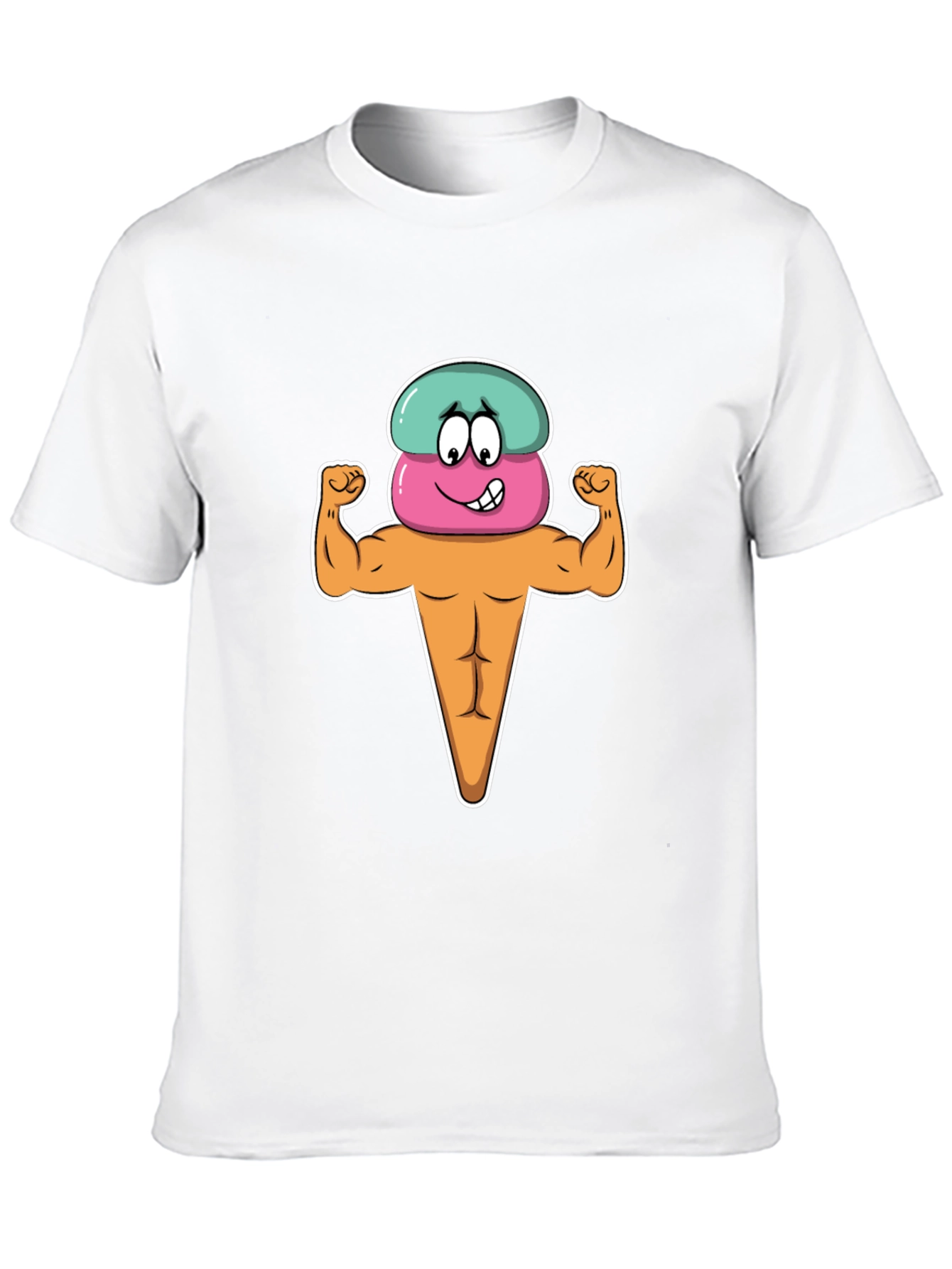 Funny Ice Cream Muscle T-Shirt