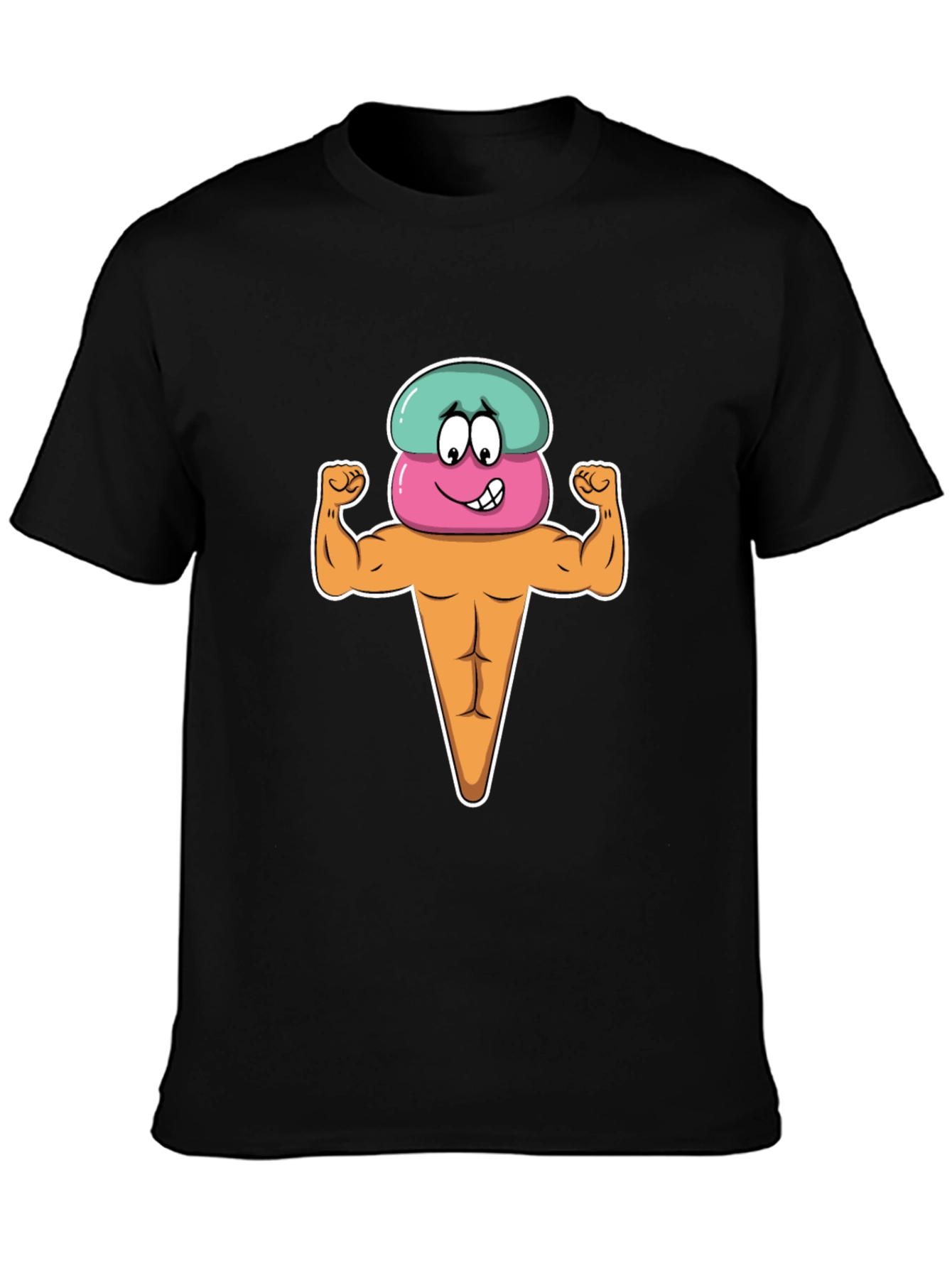 Funny Ice Cream Muscle T-Shirt