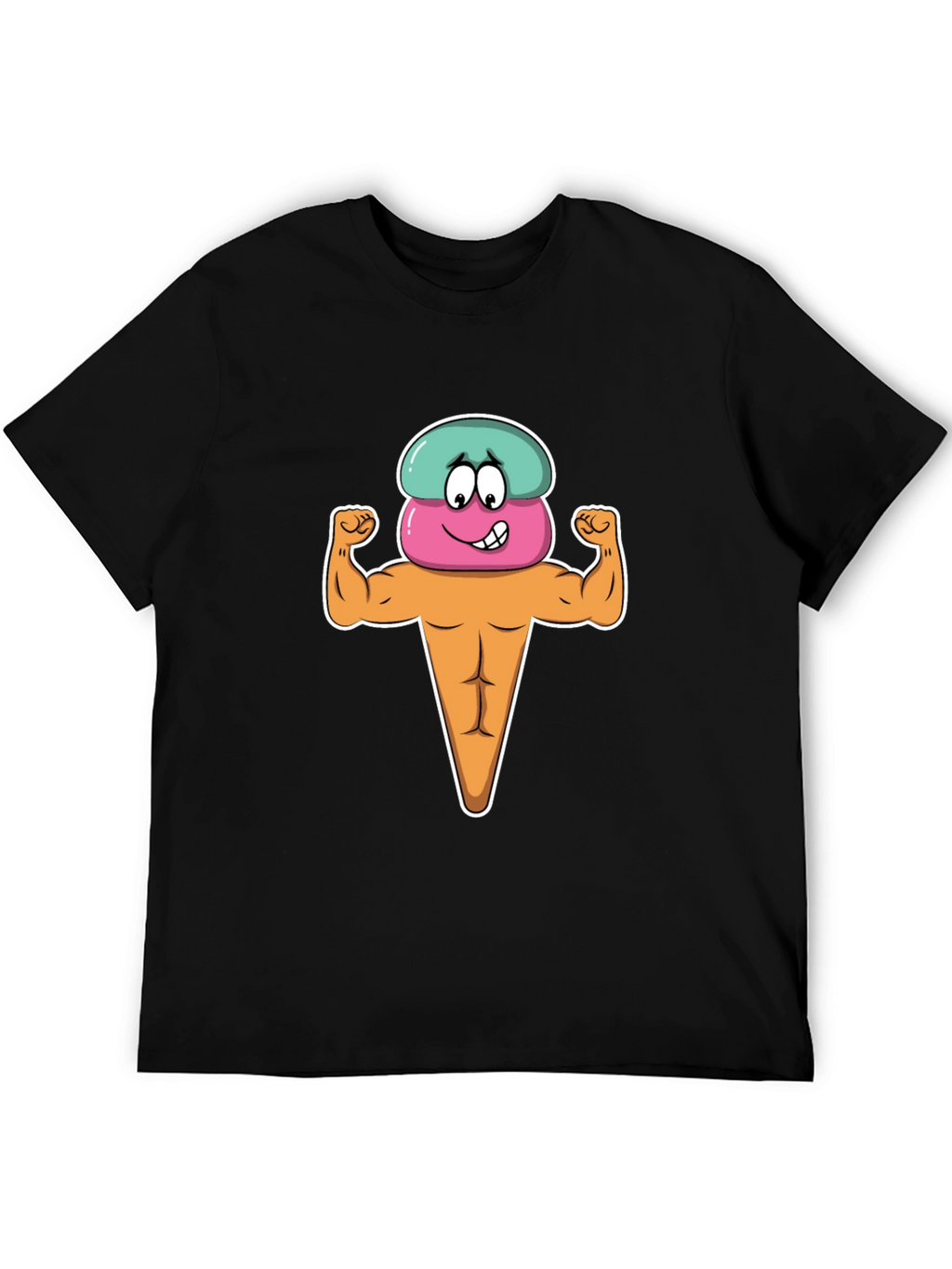 Funny Ice Cream Muscle T-Shirt