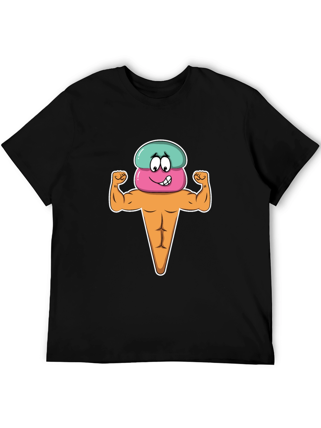 Funny Ice Cream Muscle T-Shirt