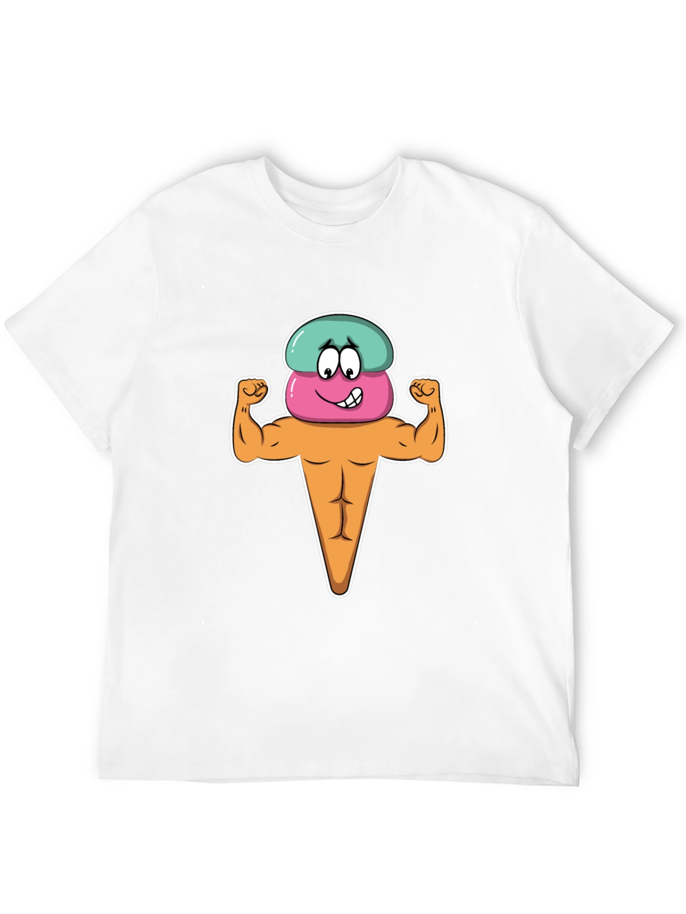 Funny Ice Cream Muscle T-Shirt