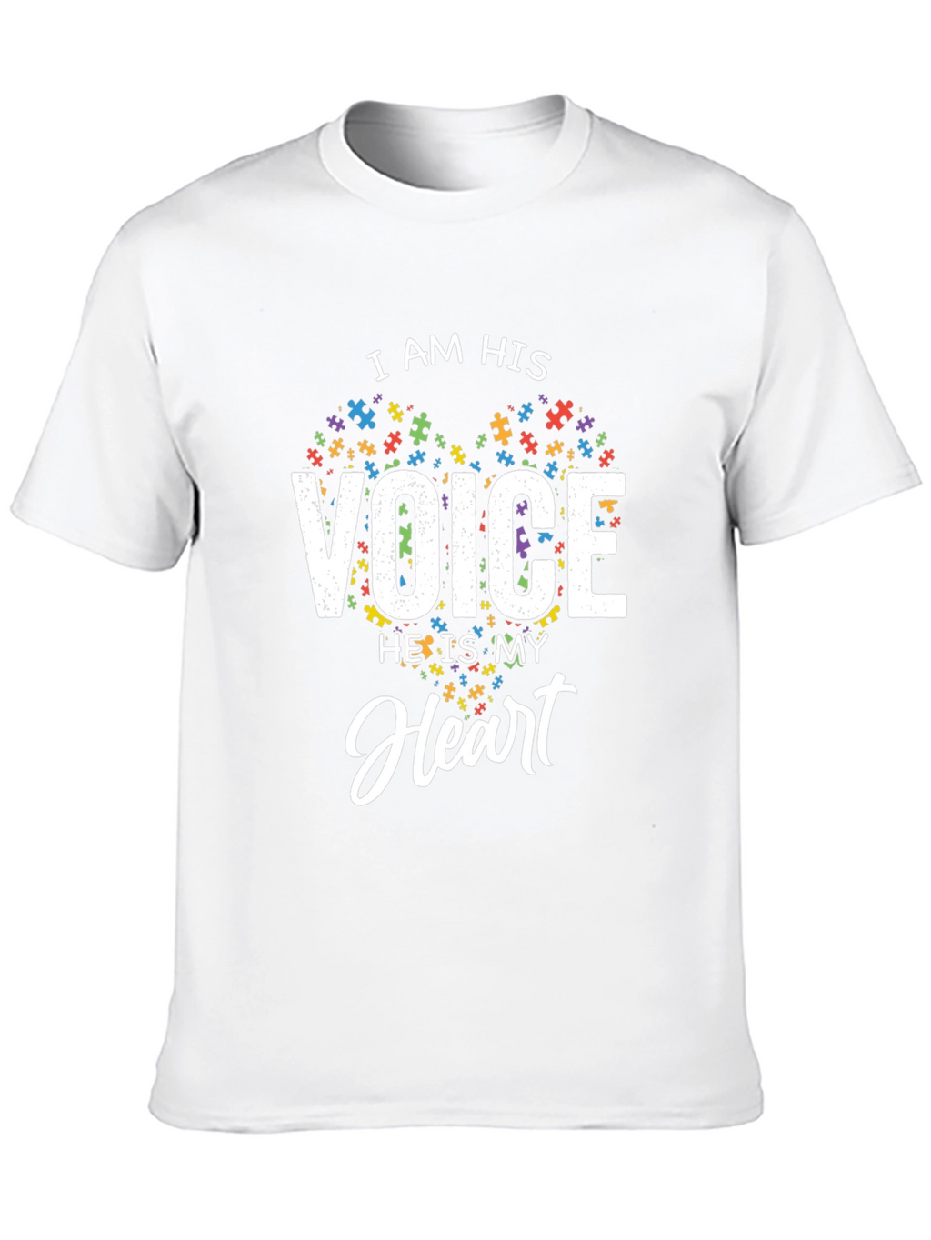 Autism Awareness T-Shirt - I Am His Voice