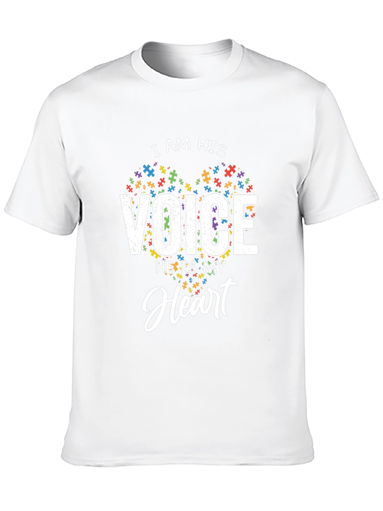 Autism Awareness T-Shirt - I Am His Voice